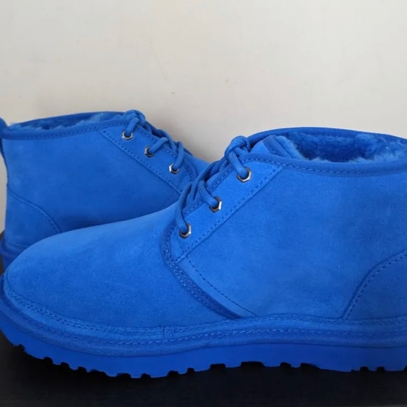 New Ugg Australia Unisex Kids Neumel ll Chukka Boots Size 4 (Blue) main image 7